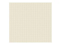 Ropa De Cama-Manta con peso tela color claro 220x230 cm 15 kg ES741122 Crema