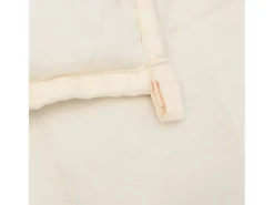 Ropa De Cama-Manta con peso tela color claro 220x235 cm 15 kg ES665342 Crema