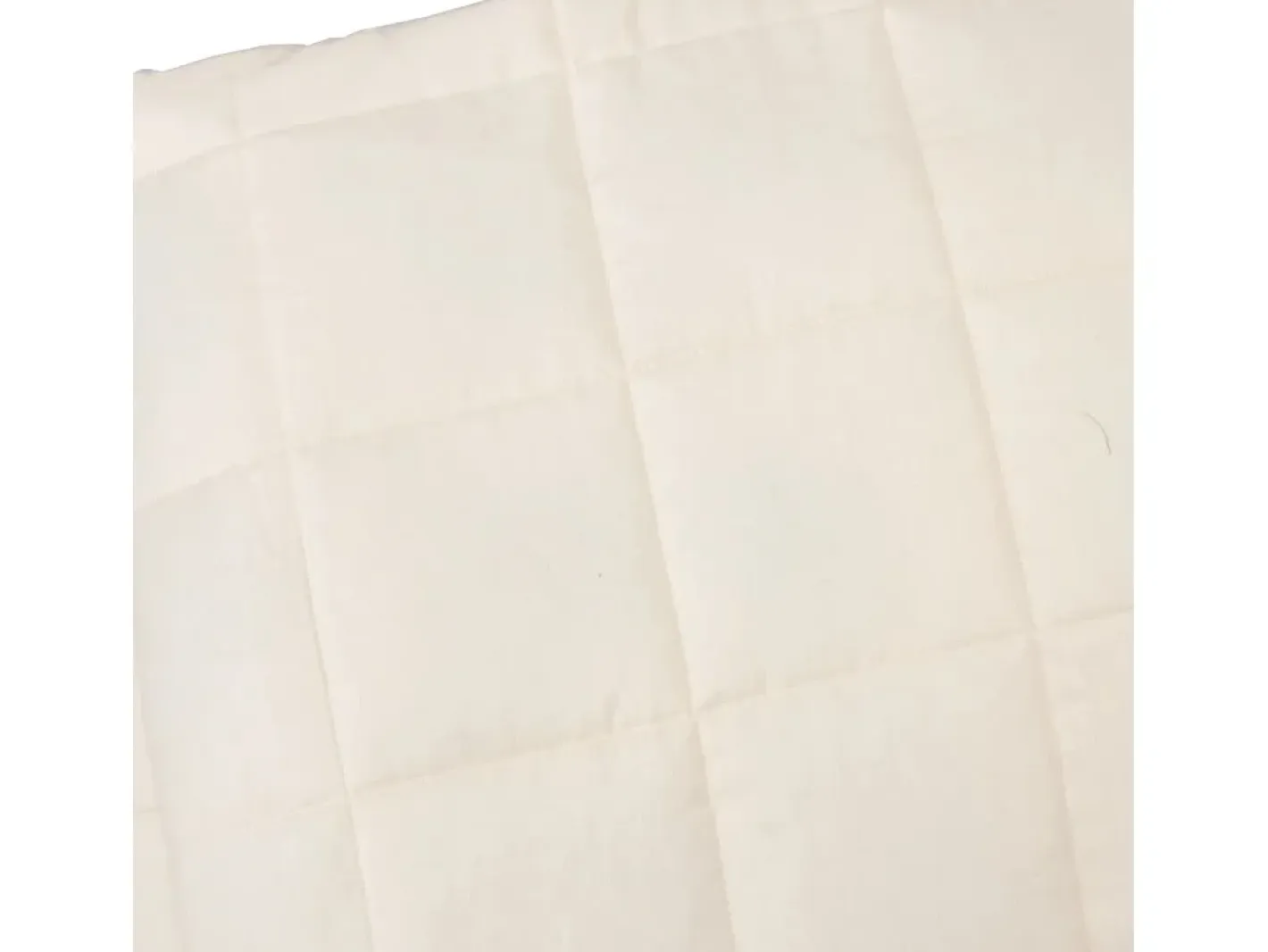 Ropa De Cama-Manta con peso tela color claro 220x235 cm 15 kg ES665342 Crema