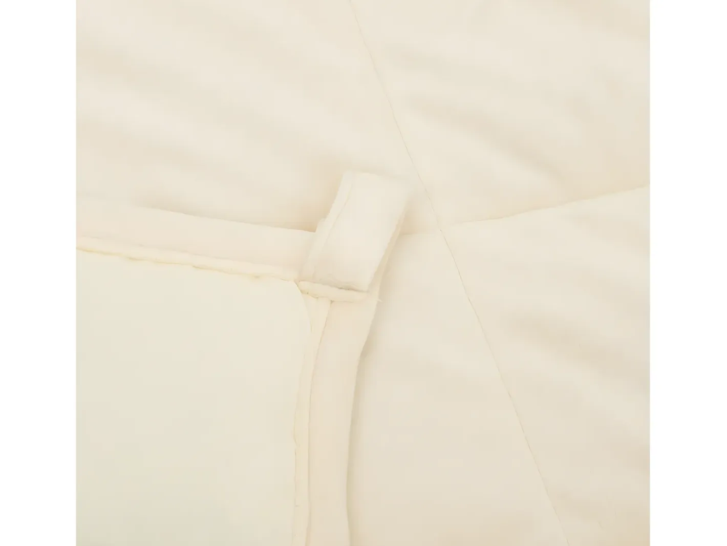 Manta con peso tela color claro 152x203 cm 7 kg ES577313 Crema Clearance