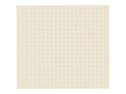 Ropa De Cama-Manta con peso tela color claro 200x230 cm 13 kg ES773108 Crema