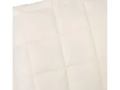 Manta con peso tela color claro 152x203 cm 7 kg ES439388 Crema Online