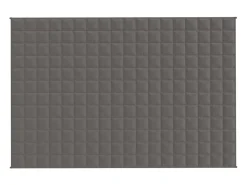 Manta con peso tela 122x183 cm 5 kg ES141375 Gris Online
