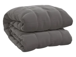 Ropa De Cama-Manta con peso tela 200x200 cm 9 kg ES599077 Gris