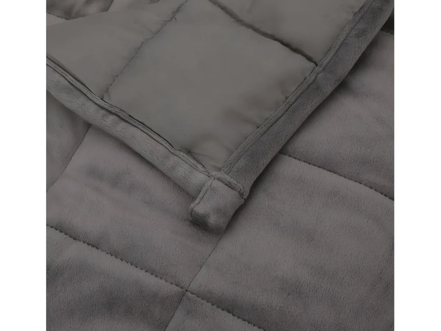 Ropa De Cama-Manta con peso tela 200x200 cm 9 kg ES599077 Gris