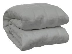 Ropa De Cama-Manta con peso tela 152x203 cm 7 kg ES107546 Gris