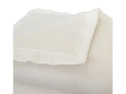 Poyet Motte Ropa De Cama-Manta de 100% lana virgen pura con 500g/m² Blanco
