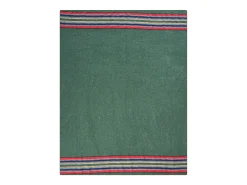 Ropa De Cama-Manta de Camping de Lana SucceBuy, 162,56 cm x 223,52 cm, Cálida para Senderismo, Viajes, Camping, Textura Verde