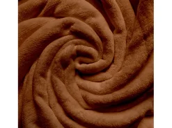 Best Soleil d'ocre Manta de franela 220x240 cm CALIN terra, por Naranja