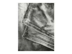 Outlet Manta de Microflanela 220x240 cm en Microfibra de Poliéster Gris
