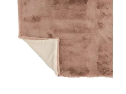 Online J-Line Manta de poliéster empolvado 180x130 cm Rosa