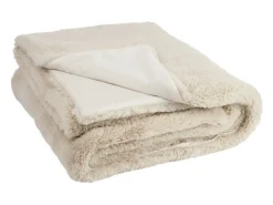 Best J-Line Manta de tela 180x130x4 cm Gris