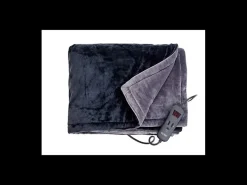 Ropa De Cama-Manta Eléctrica SOLAC CT8608 2 Plazas 9 Niveles de Calor Gris