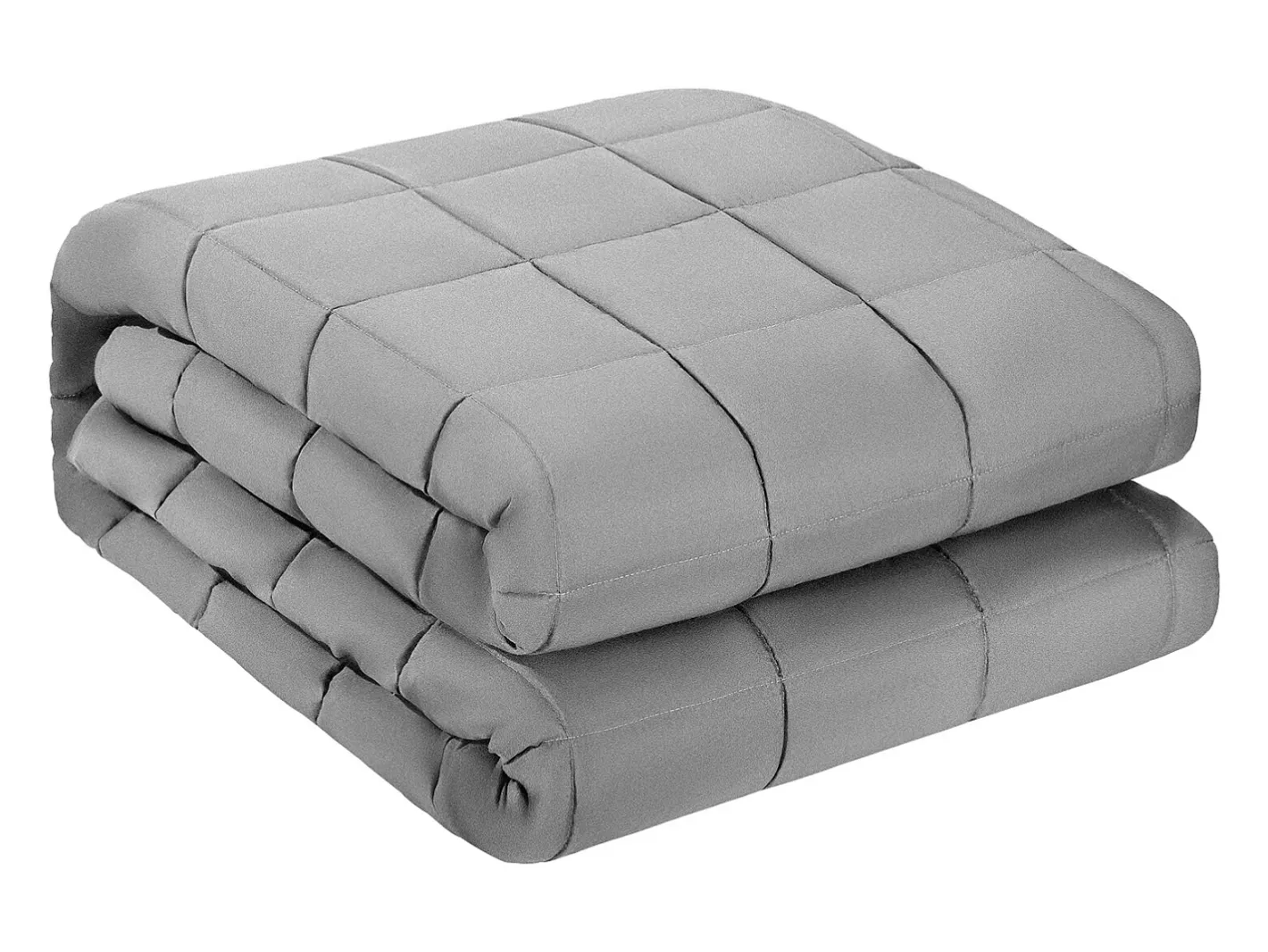 Manta Lastrada SucceBuy, Edredón Pesado 223,5 x 264 cm, 9,2 kg, con Perlas de Vidrio, Apto para Personas de 90-113 kg, para Aliviar la Ansiedad y el Estrés, Gris Outlet
