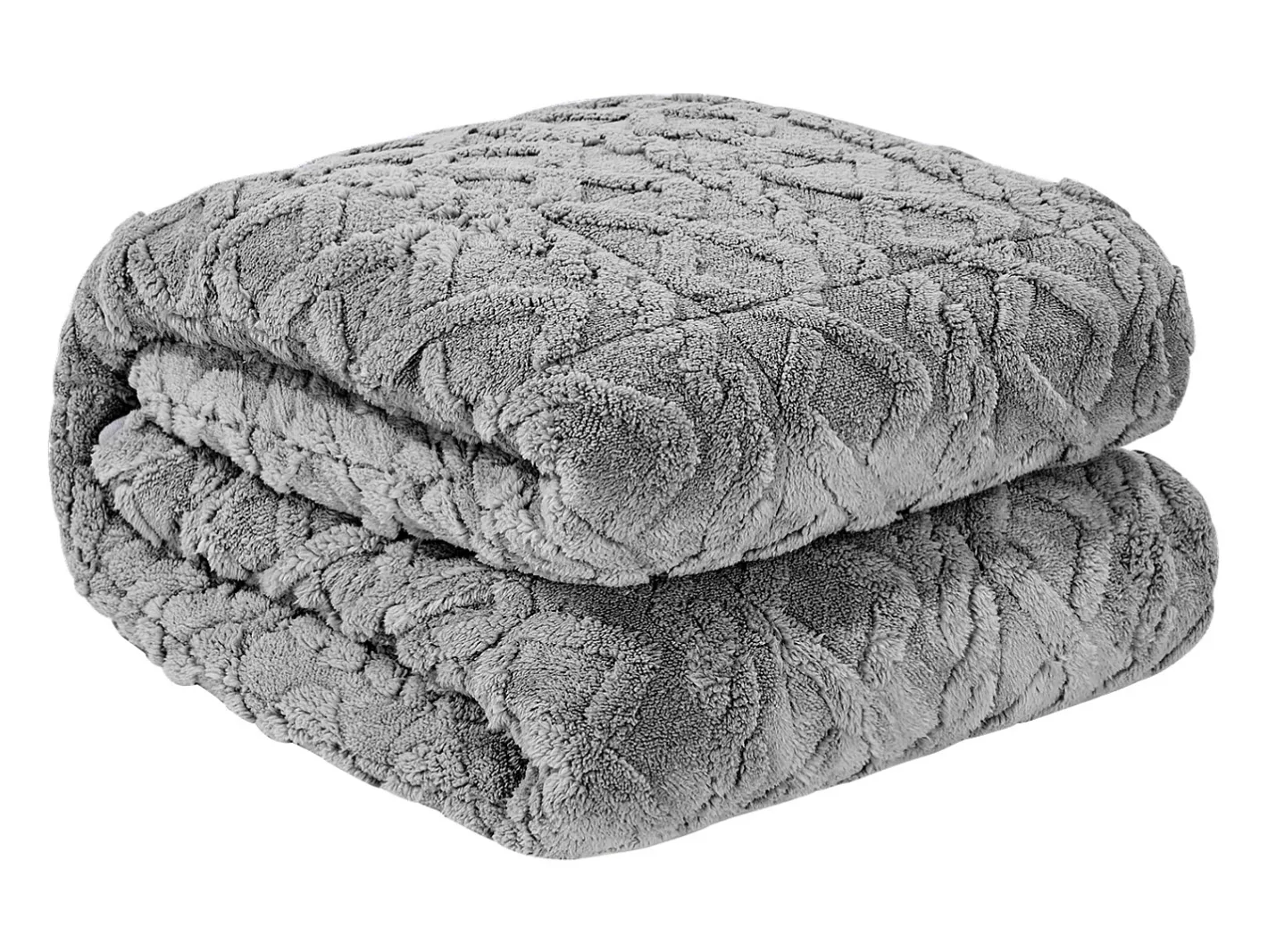 Manta Lastrada SucceBuy, Manta Pesada 152 x 203 cm, 9,2 kg, Polar Suave, Cálida y Mullida con Perlas de Vidrio, Apta para Personas de 90 a 113 kg, Gris