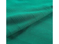 Douceur d'intérieur Manta Lucile Esmeralda 220x240 cm en Policotón Suave y Resistente, Lavado a Mano Verde esmeralda Discount
