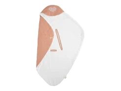 Sauthon Ropa De Cama-Manta nómada con capucha de algodón acolchado Rosa