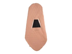 Sauthon Ropa De Cama-Manta nómada con capucha de algodón acolchado Rosa