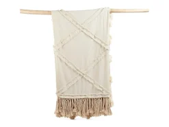 Bazar Bizar Manta para Cama Berber - Natural Color natural claro Sale