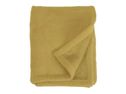 Manta plaid ámbar 130x170cm PANORA - SACASA Amarillo Best
