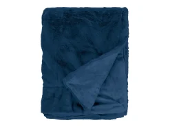 New Manta plaid oscuro 130x170cm MINNOR - SACASA Azul