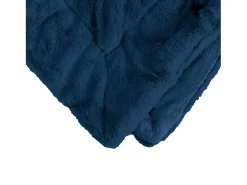 New Manta plaid oscuro 130x170cm MINNOR - SACASA Azul