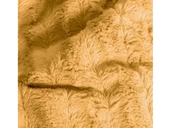 Best Manta plaid bitono amarilla y blanca 130x170cm BERGIL - SACASA Amarillo