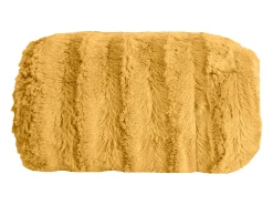 Best Manta plaid bitono amarilla y blanca 130x170cm BERGIL - SACASA Amarillo