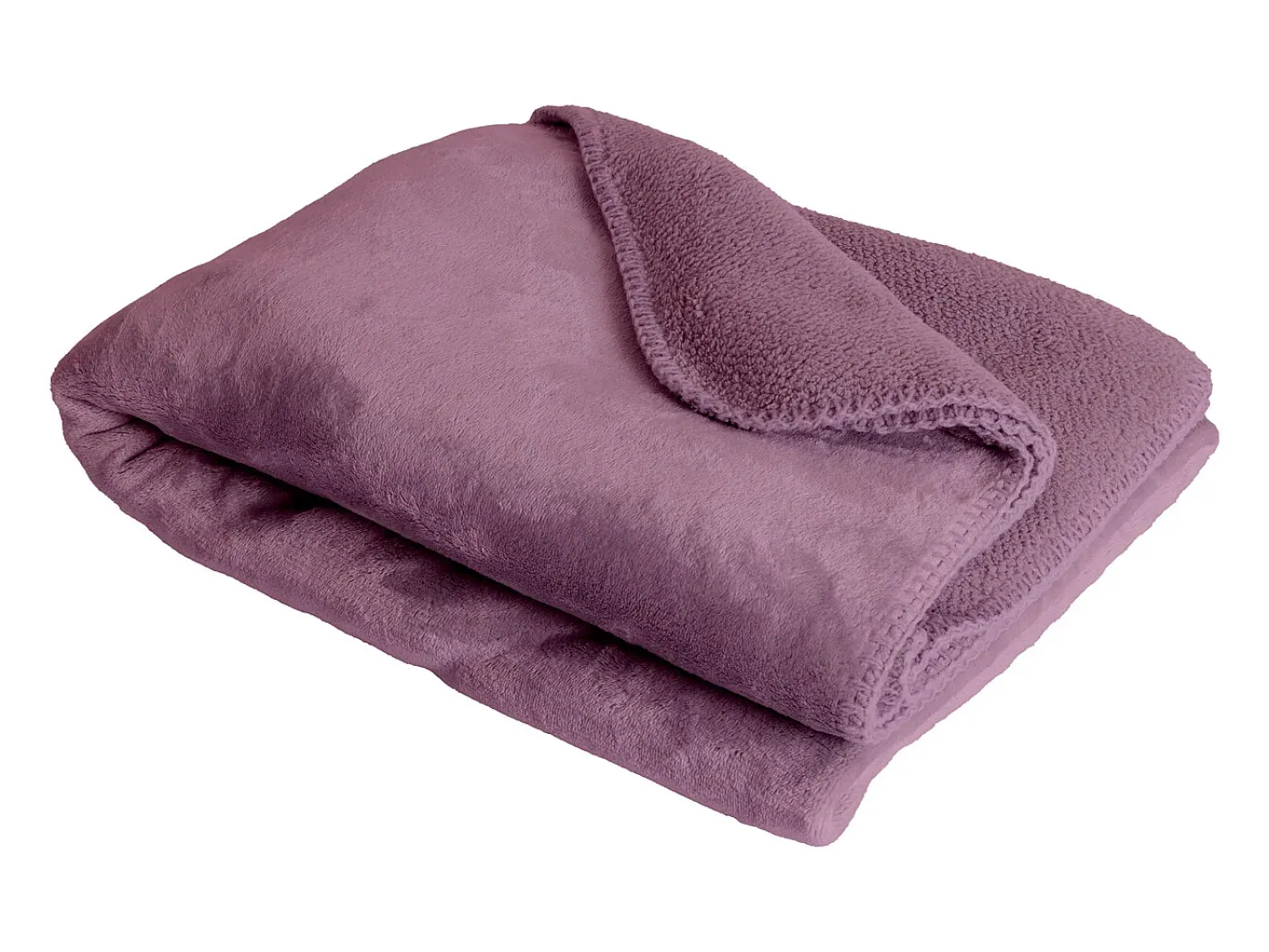 Ropa De Casa-Manta plaid morado 130x170cm SMOOTIK - SACASA Rosa