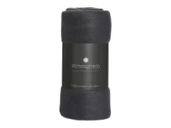 Atmosphera Manta polar gris oscuro 125x150 cm Gris antracita Online