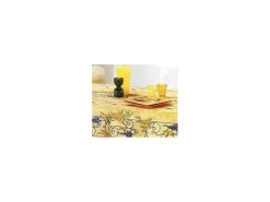 Promo Linge Mantelería-Mantel Antimanchas Rectangular Provenzal Poliéster Glicina 150 x 300 cm Amarillo