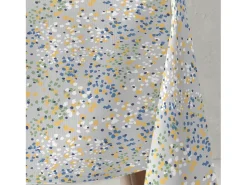 Mantelería-Mantel de resina antimanchas 250 x 135cm JAVA - SACASA Azul