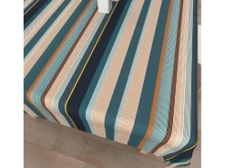 Best Soleil d'ocre Mantel estampado antimanchas 140x300 cm BAYADERES , por Azul
