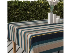 Best Soleil d'ocre Mantel estampado antimanchas 140x300 cm BAYADERES , por Azul