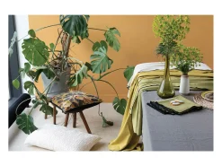 Winkler Mantelería-Mantel reciclado Grace Badiane 140 x 250 cm Verde claro