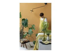 Hot Winkler Mantel reciclado Grace Ámbar 140 x 140 cm Gris antracita