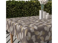 Soleil d'ocre Mantelería-Mantel rectangular estampado antimanchas 140x240 cm CERES, por Multicolor