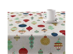 Ripshop Mantelería-Mantel resinado antimanchas Merry Christmas 13 140x140 cm Multicolor