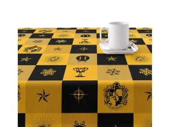 Ripshop Mantelería-Mantel resinado antimanchas Hufflepuff Christmas - 100X140 cm Multicolor