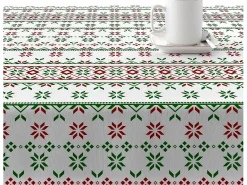 Ripshop Mantel resinado antimanchas Merry Christmas 3 140x140 cm Multicolor