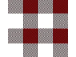 Ripshop Mantel resinado antimanchas Cuadros Granate - 300x140 cm Rojo Online