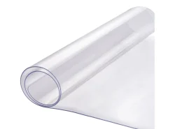 New Mantel SucceBuy Protección de Mesa en PVC, 41 X 81 CM, Manguito en Plástico , 0.15CM de Grosor Transparente