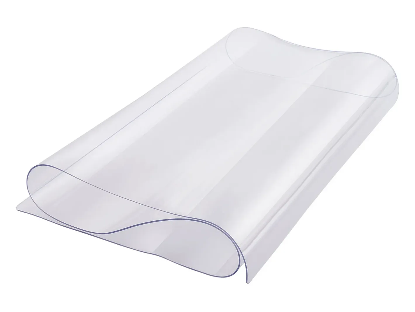 New Mantel SucceBuy Protección de Mesa en PVC, 41 X 81 CM, Manguito en Plástico , 0.15CM de Grosor Transparente