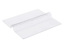 Mantelería-Mantel SucceBuy Protector de Mesa en PVC 137 X 137 CM, Protector de Escritorio en Plástico 0.2CM de Grosor Transparente