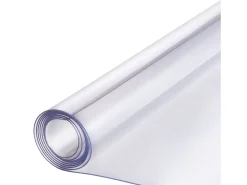 Best Mantel SucceBuy Protector de Mesa de PVC de 61 x 243 cm, Tapete de Escritorio de Plástico , 1.5 mm de Grosor Transparente