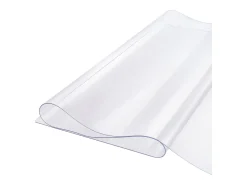 Best Mantel SucceBuy Protector de Mesa de PVC de 61 x 243 cm, Tapete de Escritorio de Plástico , 1.5 mm de Grosor Transparente