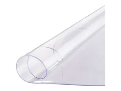 Outlet Mantel SucceBuy Protector de Mesa de PVC, Cubierta de Escritorio Redonda de Plástico de 121.92 cm, 2.0 mm de Grosor Transparente