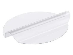 Outlet Mantel SucceBuy Protector de Mesa de PVC, Cubierta de Escritorio Redonda de Plástico de 121.92 cm, 2.0 mm de Grosor Transparente