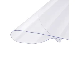 Outlet Mantel SucceBuy Protector de Mesa de PVC, Cubierta de Escritorio Redonda de Plástico de 121.92 cm, 2.0 mm de Grosor Transparente
