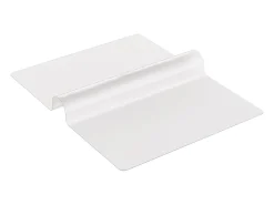 Mantelería-Mantel SucceBuy Protector de Mesa de PVC, 61 x 122 cm, Tapete de Escritorio de Plástico Esmerilado, 1,5 mm de Grosor Transparente